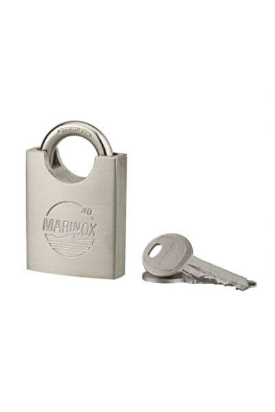 THIRARD Outdoor padlock, with key, MARINOX, 40 mm,