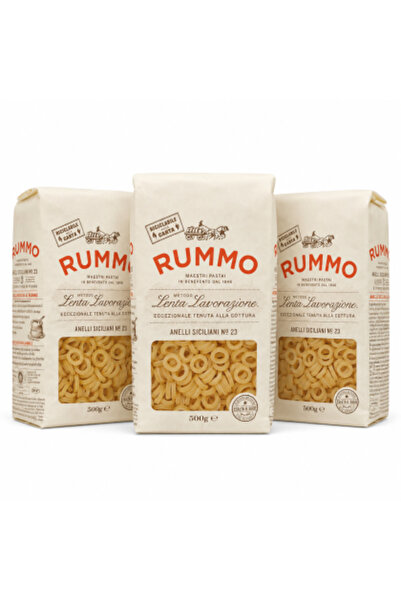 Rummo Set 3 x Anelli Siciliani N ° 23 tipuri de paste, 500 g/bucată, paste di...