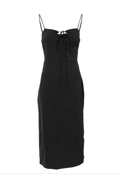 OEM Rochie Abercrombie & Fitch Criss-Cross Halter Strap Midi Dress Women