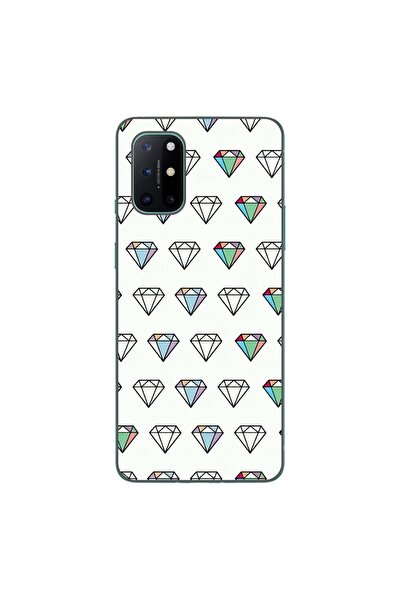 OEM Husa compatibila cu OnePlus 8T Silicon Gel Tpu Model Diamonds Pattern Tra...