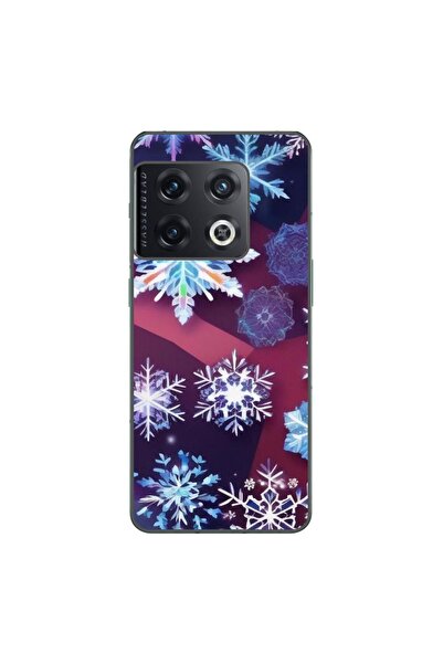 OEM Husa compatibila cu OnePlus 10 Pro Silicon Gel Tpu Model Fulgi de Gheata