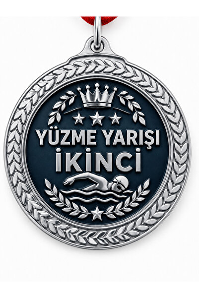 HiperAD Reklam YÜZME YARIŞMASI İKİNCİSİ YAZILI YÜZME İKİNCİSİ MADALYASI Metal...