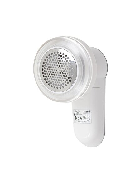 adler AD 9615 Fabric Shaver, Safety Lock, Cleaning Brush, White