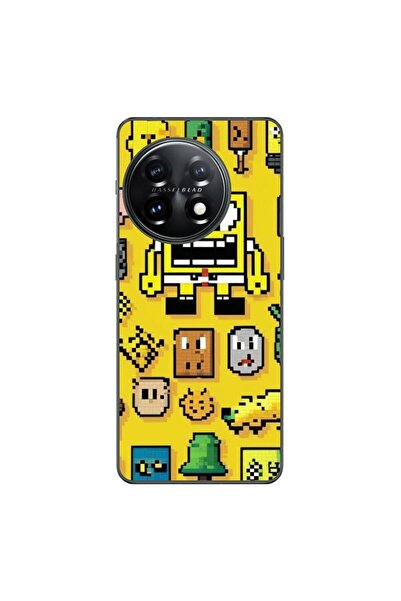 OEM Husa compatibila cu OnePlus 12 Silicon Gel Tpu Model Pixel Art Spongebob