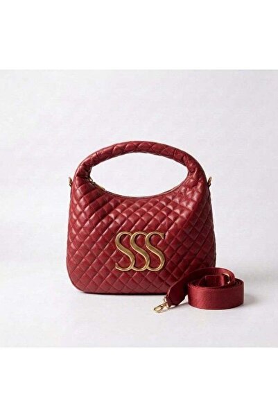 Generic Elegant Quilted Hobo Shoulder Bag with Gold Logo Detail & Adjustable ...