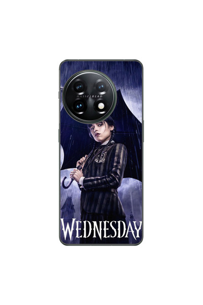 OEM Case compatible with OnePlus 12R Silicone Gel Tpu Model Wednesday Umbrella