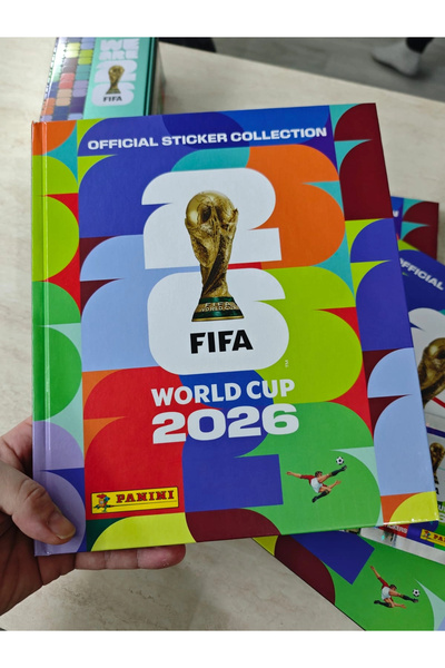 Panini FIFA World Cup 2026 Official Sticker Album Hard Cover (Sert Kapaklı Al...