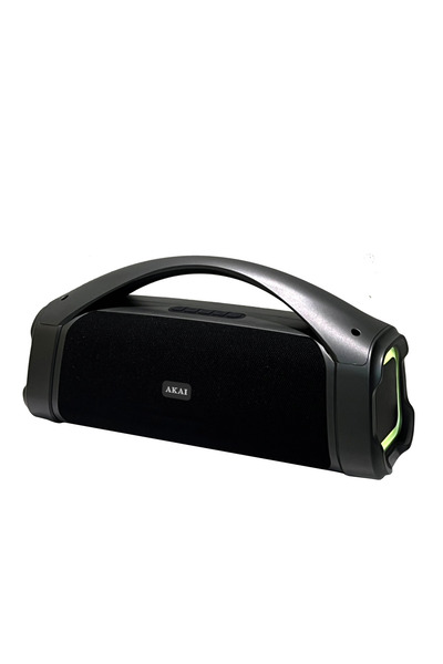 AKAI ABTS-09 – Μαύρο Φορητό Ηχείο 15W RMS με RGB LED, Bluetooth 5.1, FM & USB...