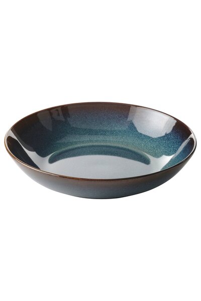 IKEA GLADELIG Deep plate, blue, 21 cm