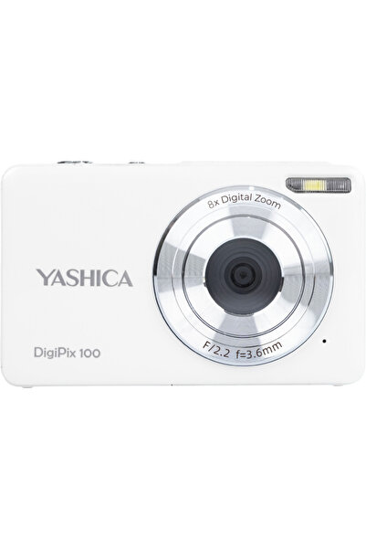 Yashica DigiPix 100 YAS-DG100PP-WH Aparat foto compact, 8MP, FHD, Zoom digita...
