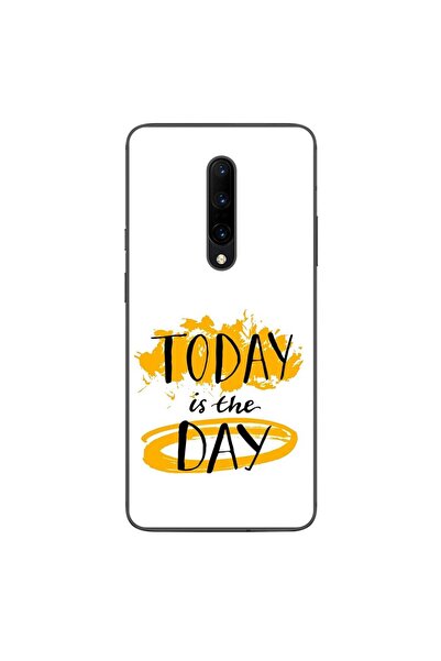 OEM Husa compatibila cu OnePlus 7 Pro Silicon Gel Tpu Model Mesaj Today Is Th...