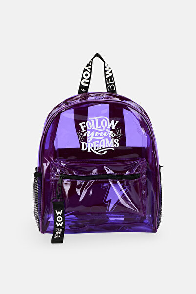 WOW Generation Kids Girl Graphic Print Backpack, Purple