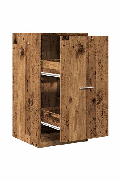 vidaxl Dulap de farmacie, lemn vechi, 40x41x77,5 cm, lemn prelucrat