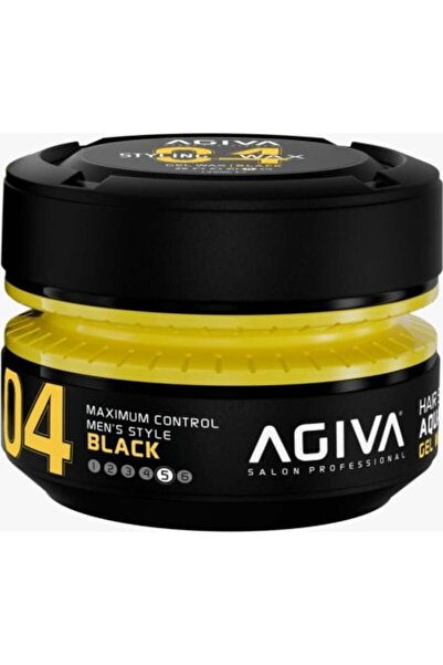 Agiva Gel ceară de păr – 04 Negru – 175 ml
