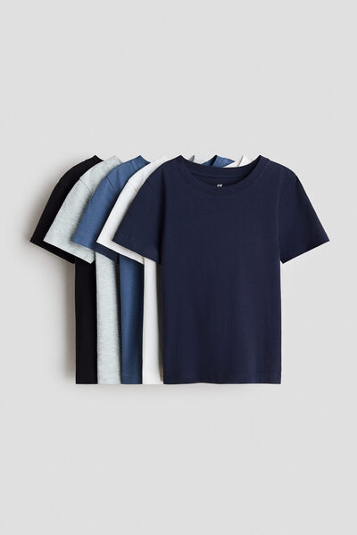 H&M 5'li Pamuklu Tişört