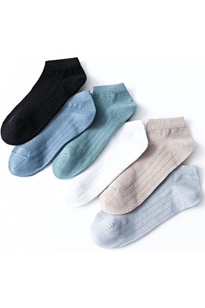 Arabest 6-Pair Men's Mesh Ankle Socks,Cotton Sports Casual Athletic Thin Cut ...