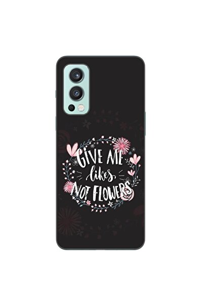 OEM Husa compatibila cu OnePlus Nord 2 Silicon Gel Tpu Model Mesaj Give Me Likes