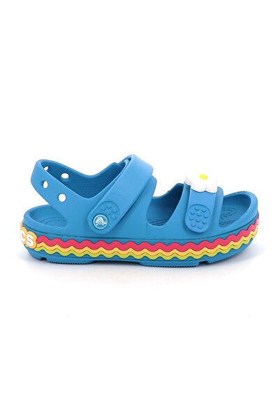 Crocs Παιδικό Πέδιλο για Κορίτσι Crocband Cruise Ricrac Sandal K Χρώματος Μπλ...