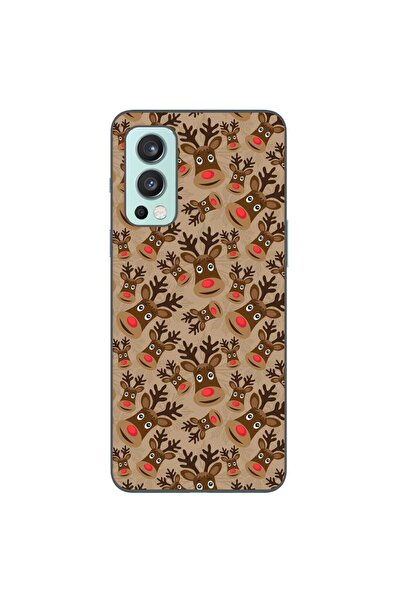 OEM Husa compatibila cu OnePlus Nord 2 Silicon Gel Tpu Model Craciun Rudolf P...
