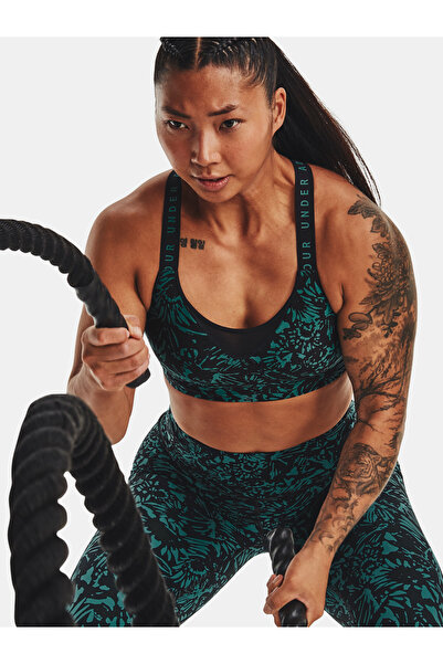 Under Armour Sutien UA Infinity High Print - Negru