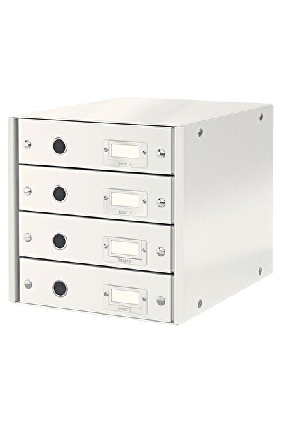 Leitz 4 DRAWER CABINET WHITE CLICK&STORE