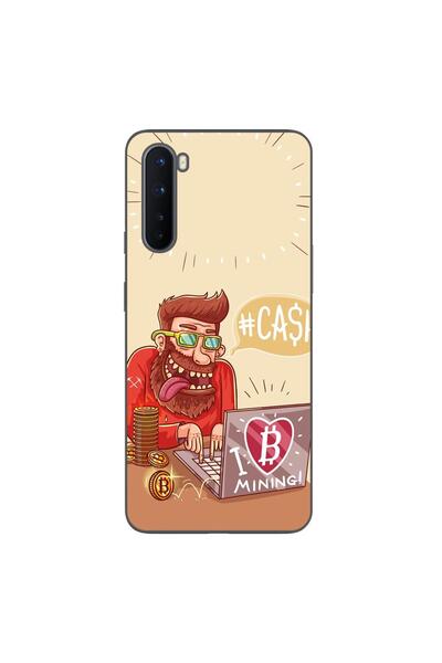 OEM Θήκη συμβατή με OnePlus Nord από σιλικόνη gel TPU, μοντέλο BTC Mining