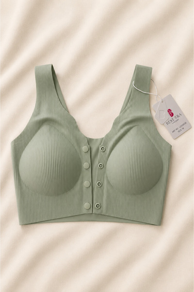 BEST BRA LİNGERİE Best Bra Önden Çıtçıtlı Lazer Kesim Dikişsiz&Balensiz Giyil...