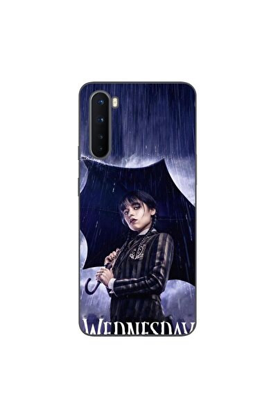 OEM Husa compatibila cu OnePlus Nord Silicon Gel Tpu Model Wednesday Umbrella