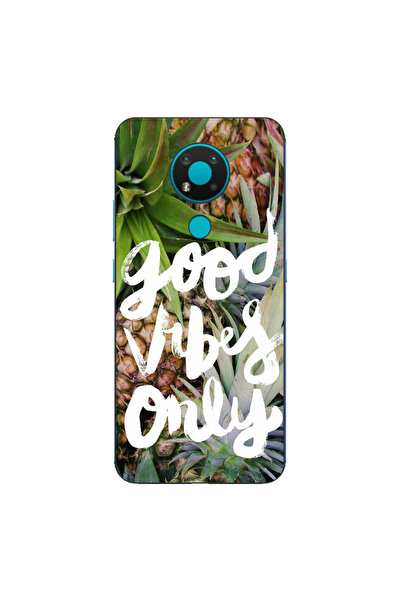 OEM Husa compatibila cu Nokia 3.4 Silicon Gel Tpu Model Good Vibes Only