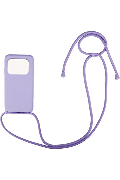 Other Sonique CarryHang Πίσω Θήκη Σιλικόνης 0.5mm με Λουράκι Λιλά (Poco M4 Pro)