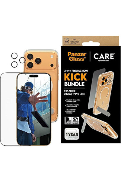 Panzer Glass PanzerGlass Care Σετ Πίσω Καλύμματος με Σκληρυμένο Γυαλί Διαφανέ...