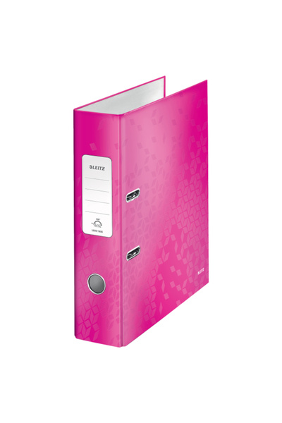 Leitz Plasticized Book Cover 8cm Metallic Pink WOW