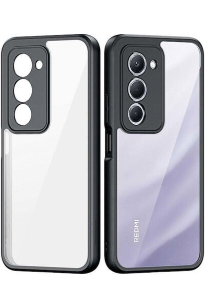 Dux Ducis Aimo Πίσω Κάλυμμα Σιλικόνης / Πλαστικό Μαύρο (Redmi 15)
