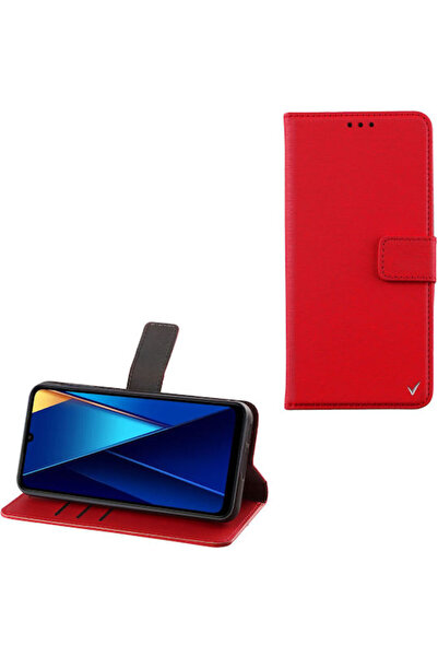 Other Volte-tel Xiaomi Poco C65 6.74 " Allure Magnet Book Stand Clip Κόκκινη ...