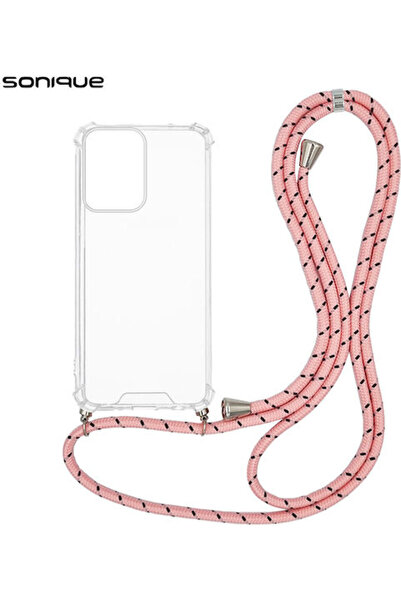 Other Θήκη Σιλικόνης με Κορδόνι Sonique Armor Διαφανής για Motorola Moto G04 ...
