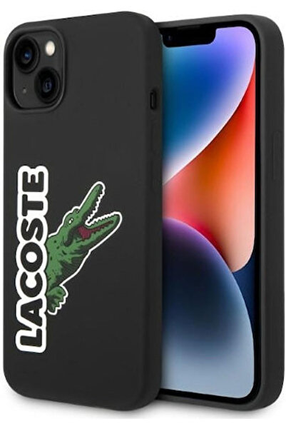 Lacoste Head Crocodile Πίσω Κάλυμμα Σιλικόνης Μαύρο (iPhone 14 Plus) Κωδικός:...