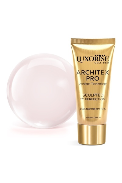 LUXORISE Polygel ARCHITEX PRO - Sculpted Nude Collection, Nude Rose, 50ml