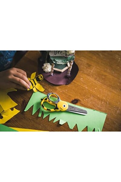 Yıldızan Nzr Beautestore Children's Animal Scissors with Bee Motif, from 4 Ye...
