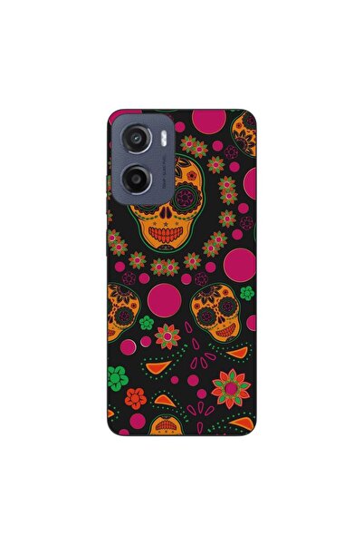OEM Θήκη συμβατή με Motorola Moto G05, από σιλικόνη gel TPU, με σχέδιο Κρανίδ...