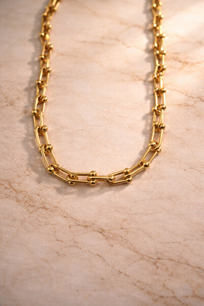Bozhi Steel Necklace 918 Silver Elegant Gift Gold
