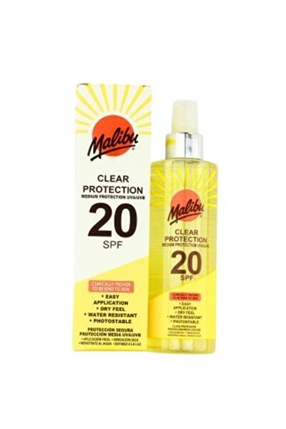 Malibu Spray de protecție solară, Malibu, Aplicare rapidă SPF 20, Protecție r...
