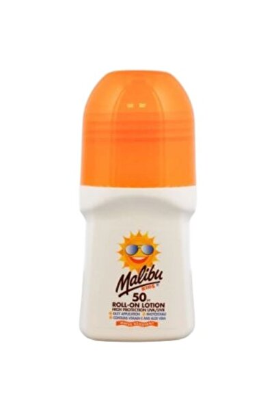 Malibu Cremă de protecție solară pentru copii, SPF 50 Roll-On, Protecție UV r...