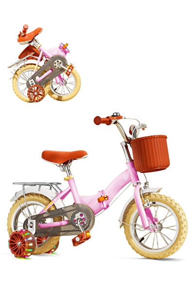 Ma Baby 18 inch Kids Foldable Bike, with Adjustable Handlebars, Removable Bas...