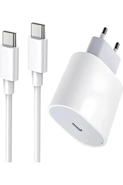 shutech iPhone 17 Pro Uyumlu Hızlı Şarj Aleti Seti Adaptör + Type-C PD Kablo ...