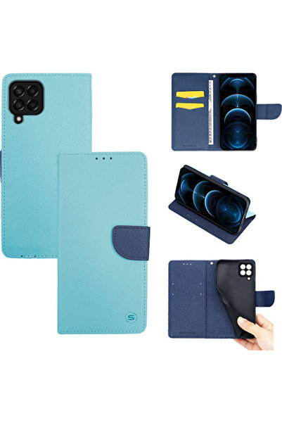 Other Sonique Trend Book Συνθετικό Δέρμα / Σιλικόνη Ανοιχτό Μπλε (Galaxy M33)
