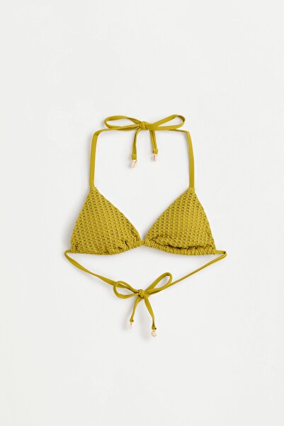 LEFTIES Delikli bikini üstü