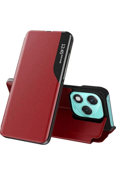 Techsuit Efold Σειρά Πορτοφόλι Σιλικόνης Κόκκινο (Honor 400 Lite)