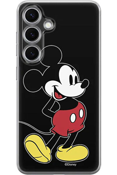 Disney Μαύρη Θήκη Πλάτης Σιλικόνης Mickey (Galaxy S24) Κωδικός: DPCMIC18883