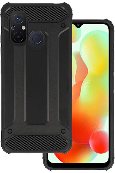 POWERTECH Πίσω Κάλυμμα Σιλικόνης / Πλαστικό Μαύρο (Xiaomi Redmi 12C, Xiaomi R...