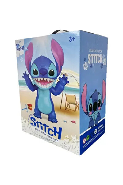 Disney Stitch دمية ستيتش مفصلية كبيرة الحجم 35 سم - شخصية كرتونية متحركة للأط...